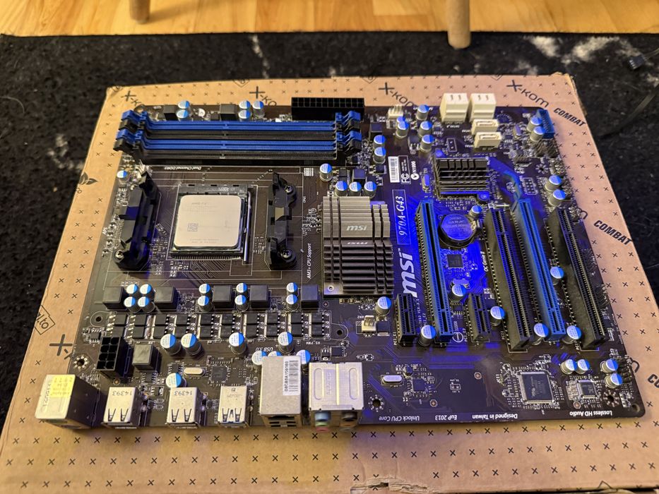 Plyta główna msi 970a-g43 z procesorem