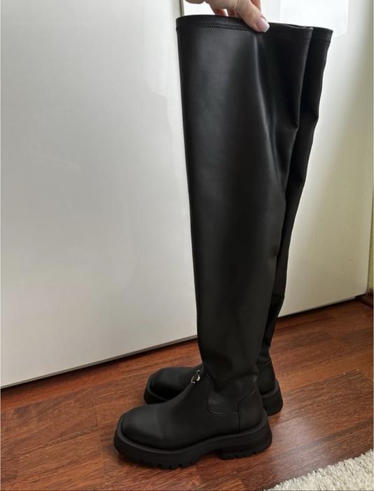 Жіночі ботфорти helena soretti натуральна шкіра