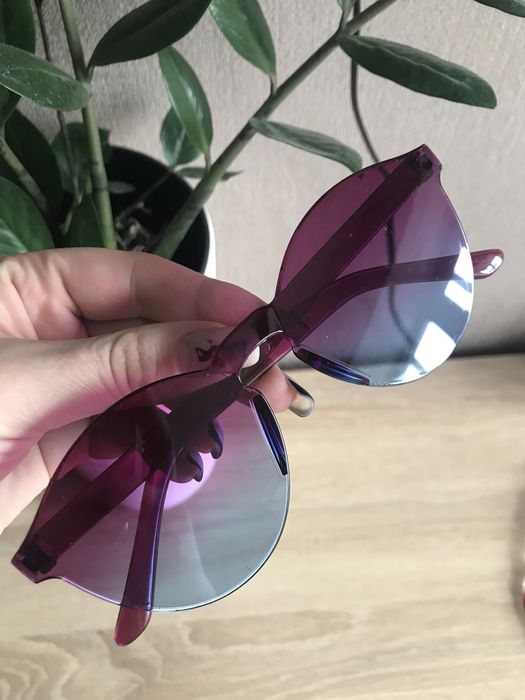 Очки омбре фиол/голубой