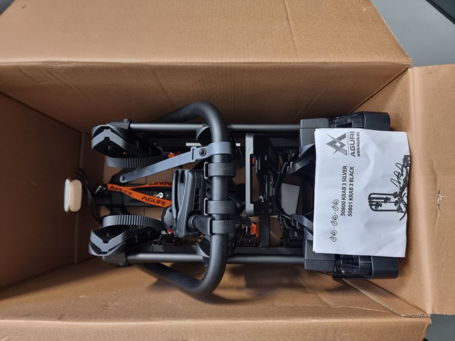 Bagażnik Aguri na 3 rowery składany