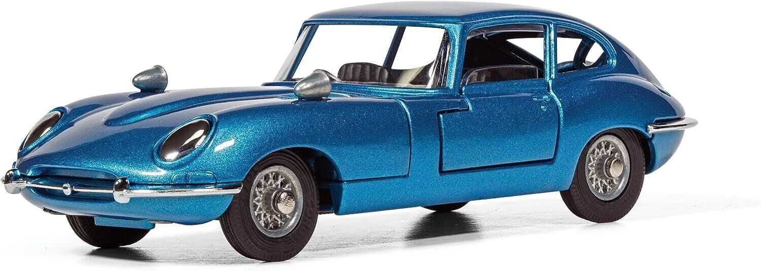 Jaguar E Type 4.2 Litre 2+2 Coupé - metallic blue - Corgi Toys 1/43