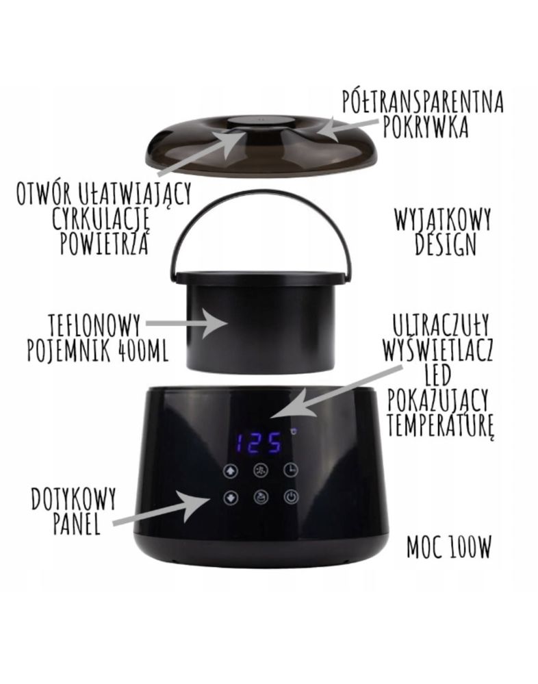 podgrzewacz wosku elektryczny smart wax wyswietlacz lcd