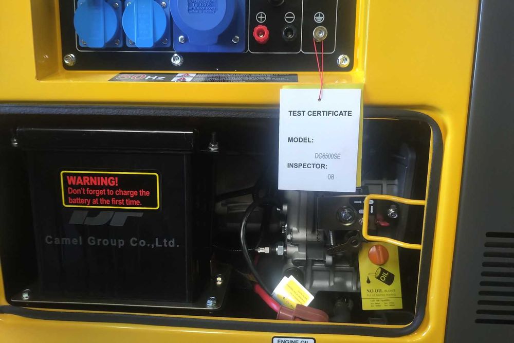Agregat prądotwórczy, Valkenpower diesel nowy DG 6500 SE 5 kW