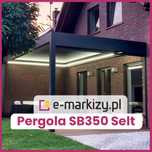 Pergola tarasowa zadaszenie altana wiata na taras do ogrodu SB350