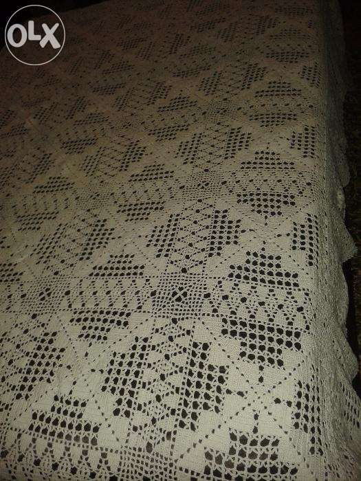 Toalha de renda / Crochet manual