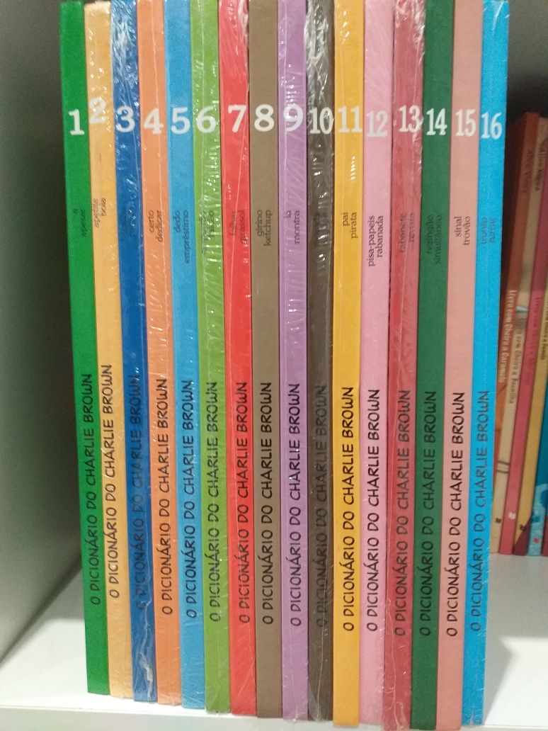 16 livros - O Dicionário do Charlie Brown - Português- Inglês