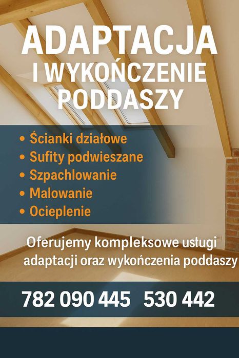 Adaptacja poddaszy - Wykończenia - Izolacje systemowe