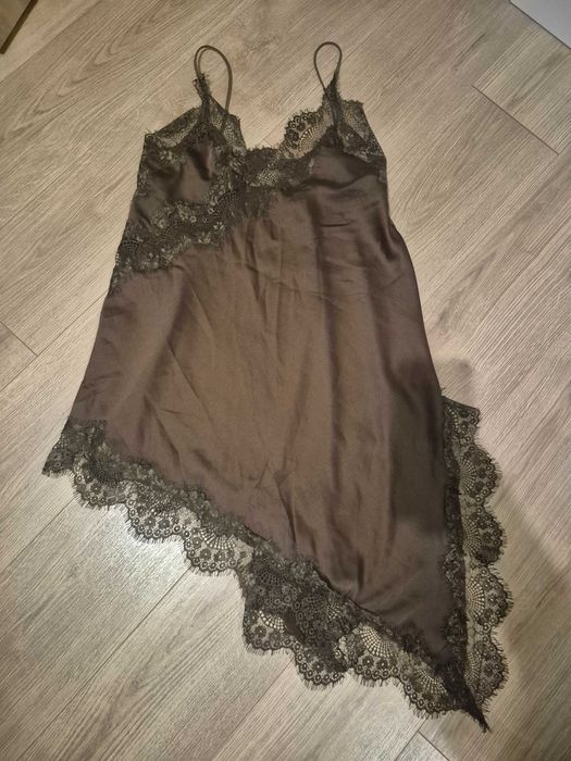 Halka koszula nocna czekoladowa nowa z metkami rozmiar uniwersalny