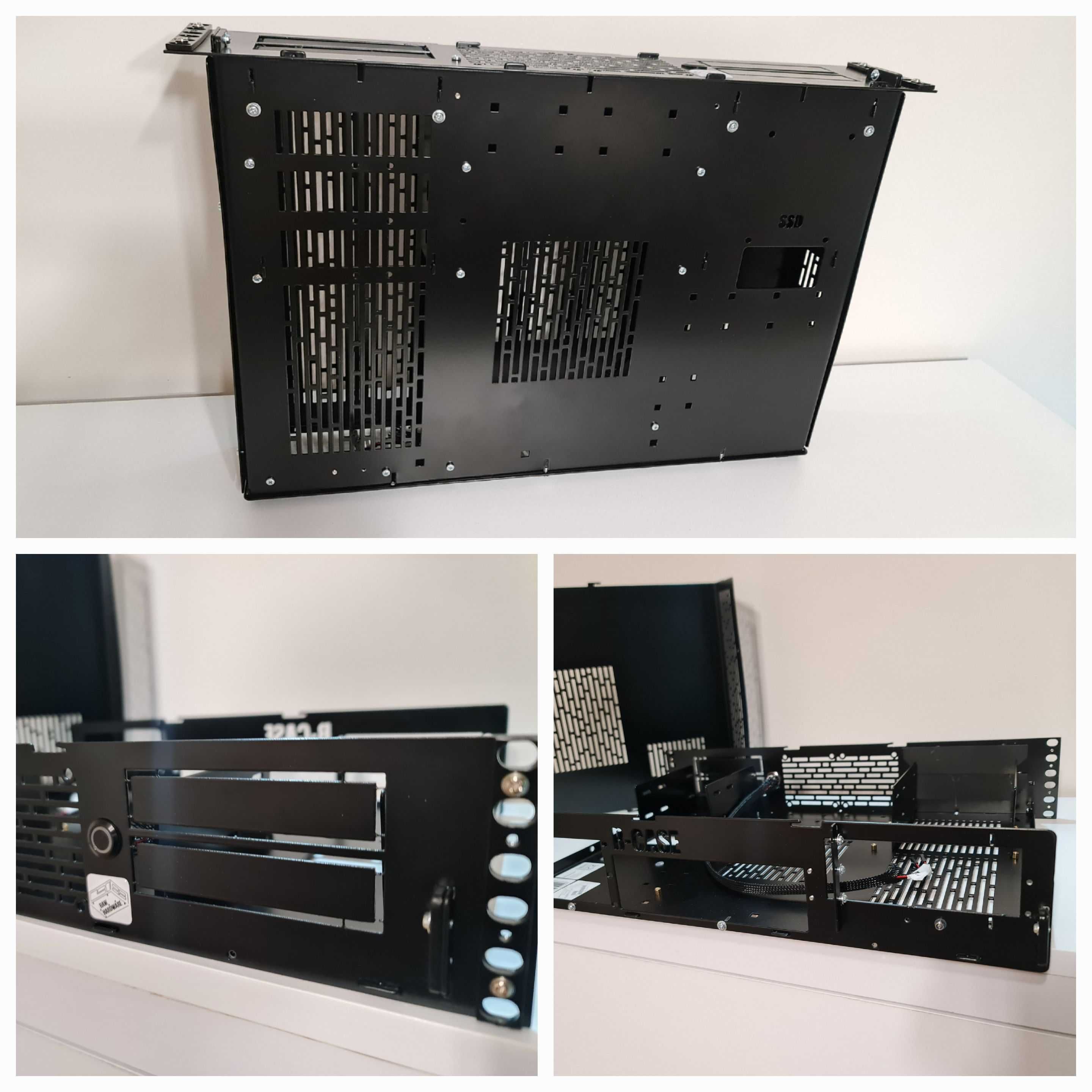 Obudowa do szafy RACK - R-CASE 4 RAL / montaż 2U mATX Nowa konstrukcja
