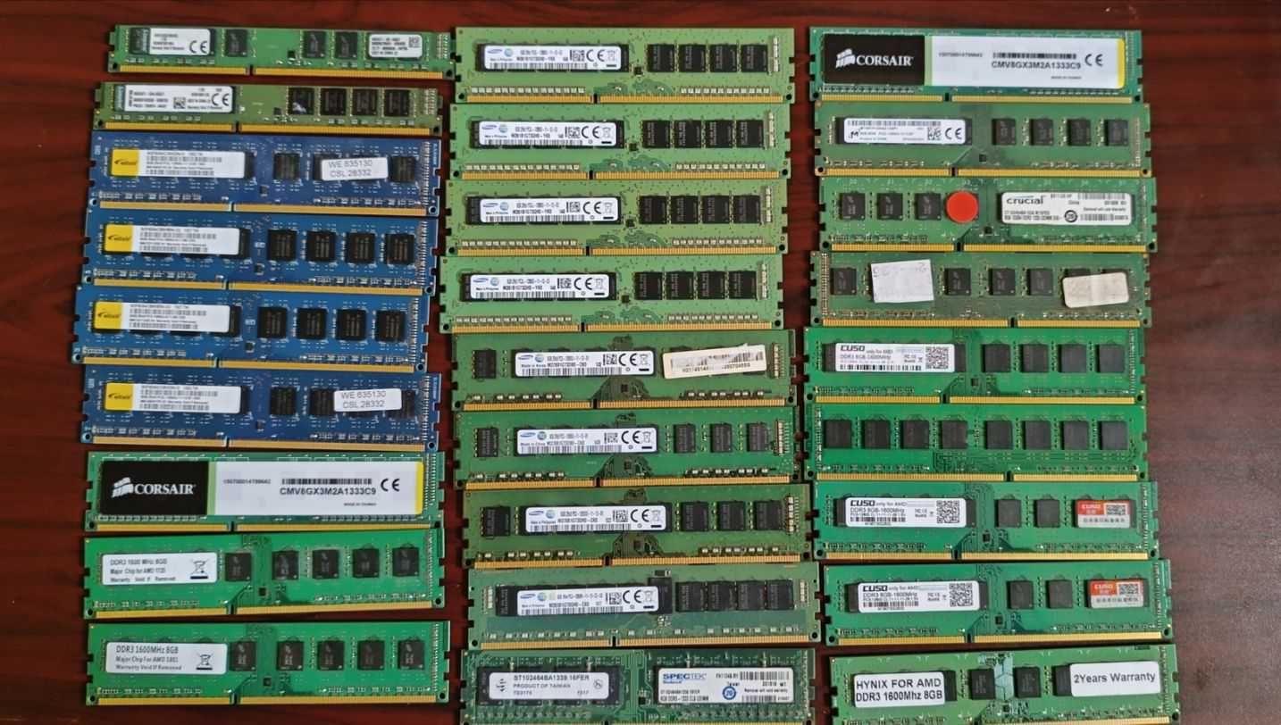 Оперативна память DDR3 4GB-8GB-16GB 1333-1600MHZ