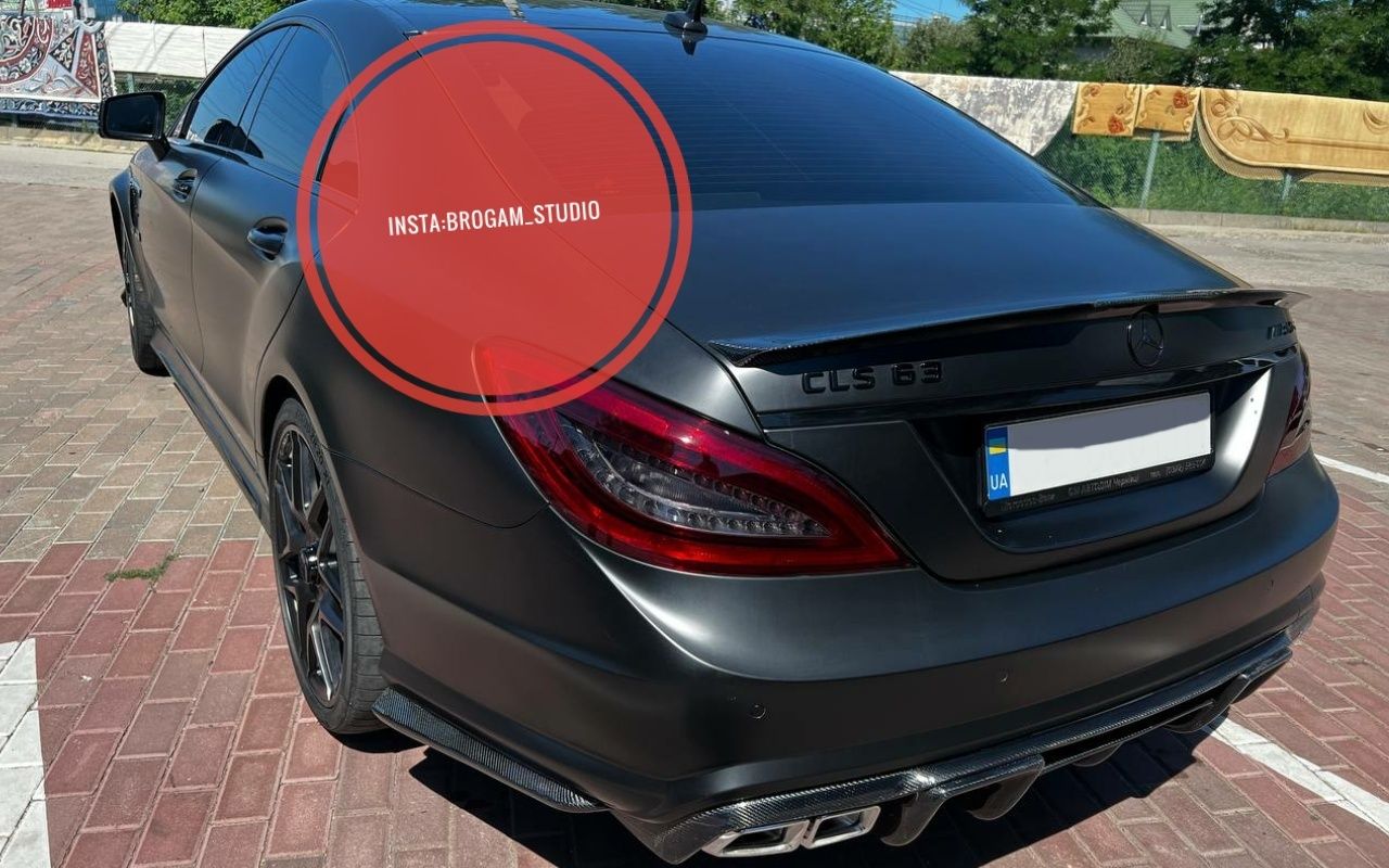 Накладка бампера,спойлер,пороги, тюнинг Mercedes CLS 63 AMG w219