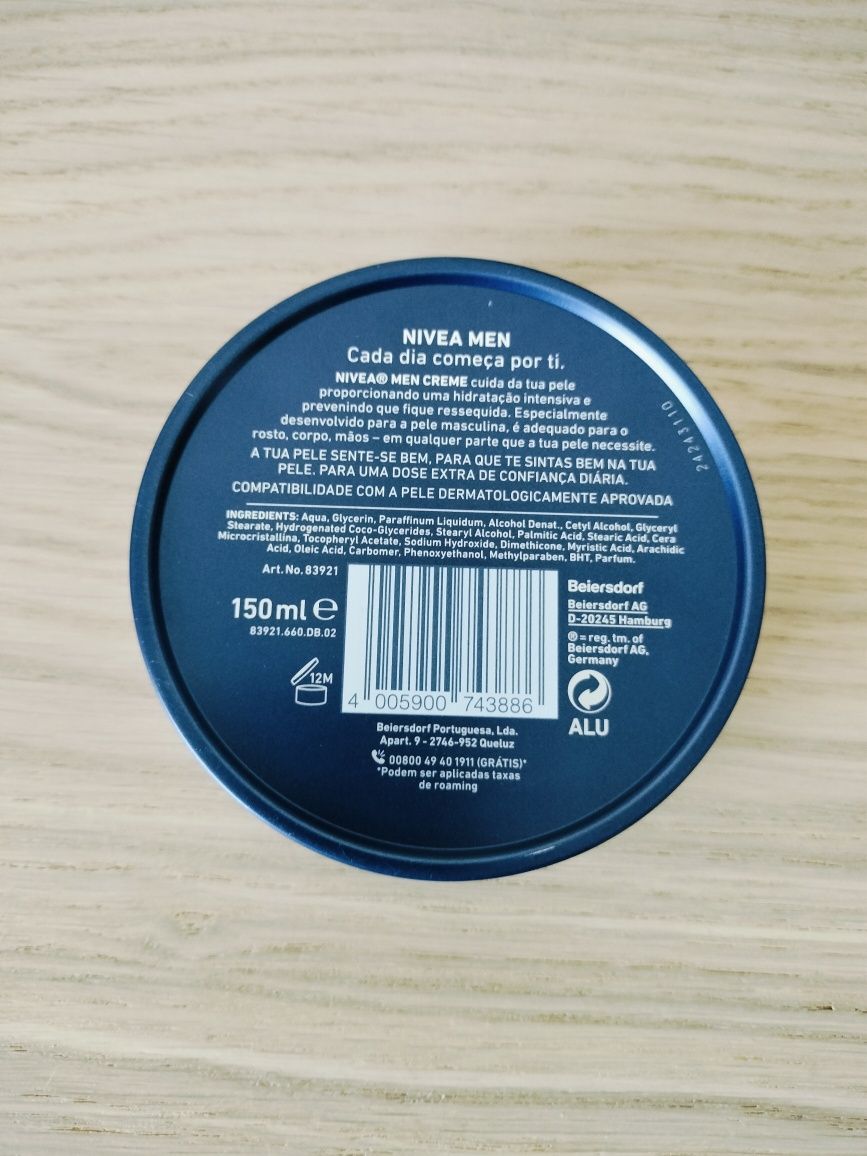 Boião creme Nivea Men