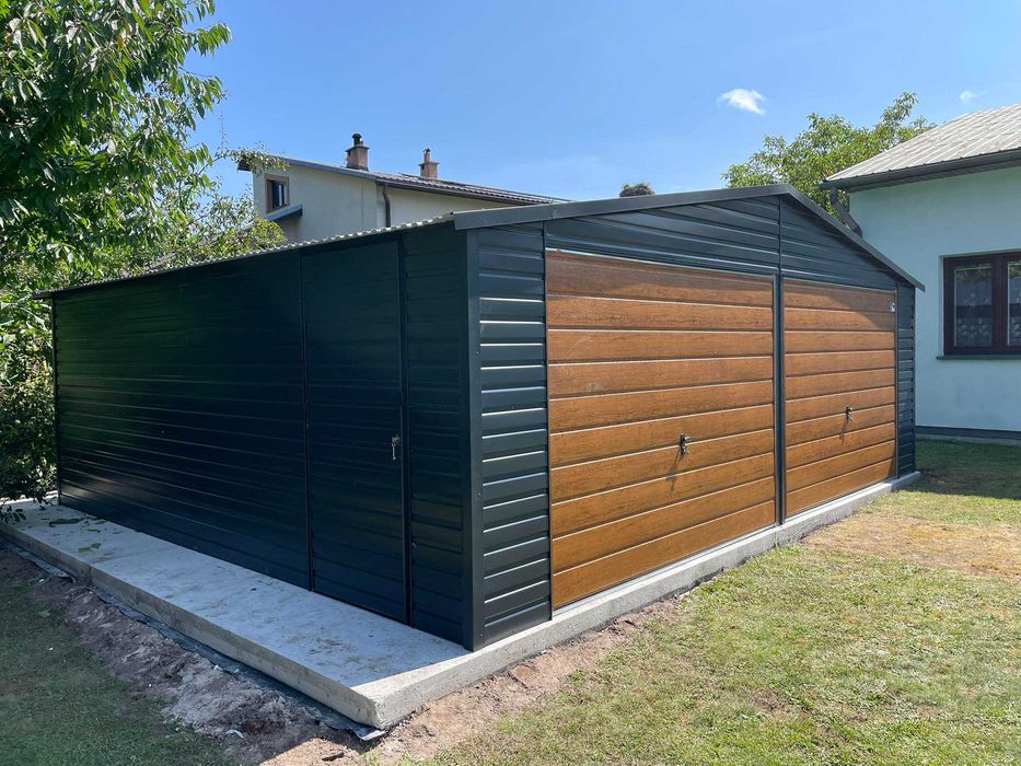 Garaż blaszany, 7x5. WZMOCNIONY PROFILAMI. PRODUCENT. Cała Polska