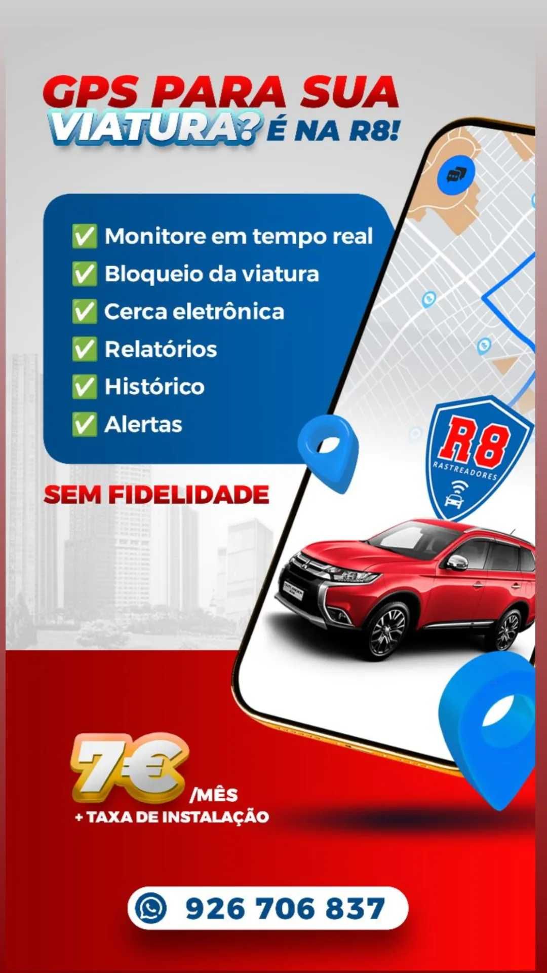 GPS PARA SUA VIATURA. MONITORE VOCÊ MESMO.