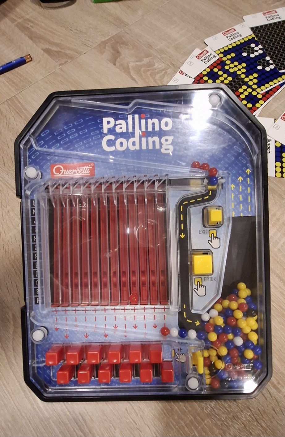 Gra logiczna do kodowania Pallino Coding firmy Quercetti kodowanie