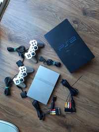 Zestaw Sony PlayStation 2 SCPH 75004 scph-39004 2x Pad okablowanie