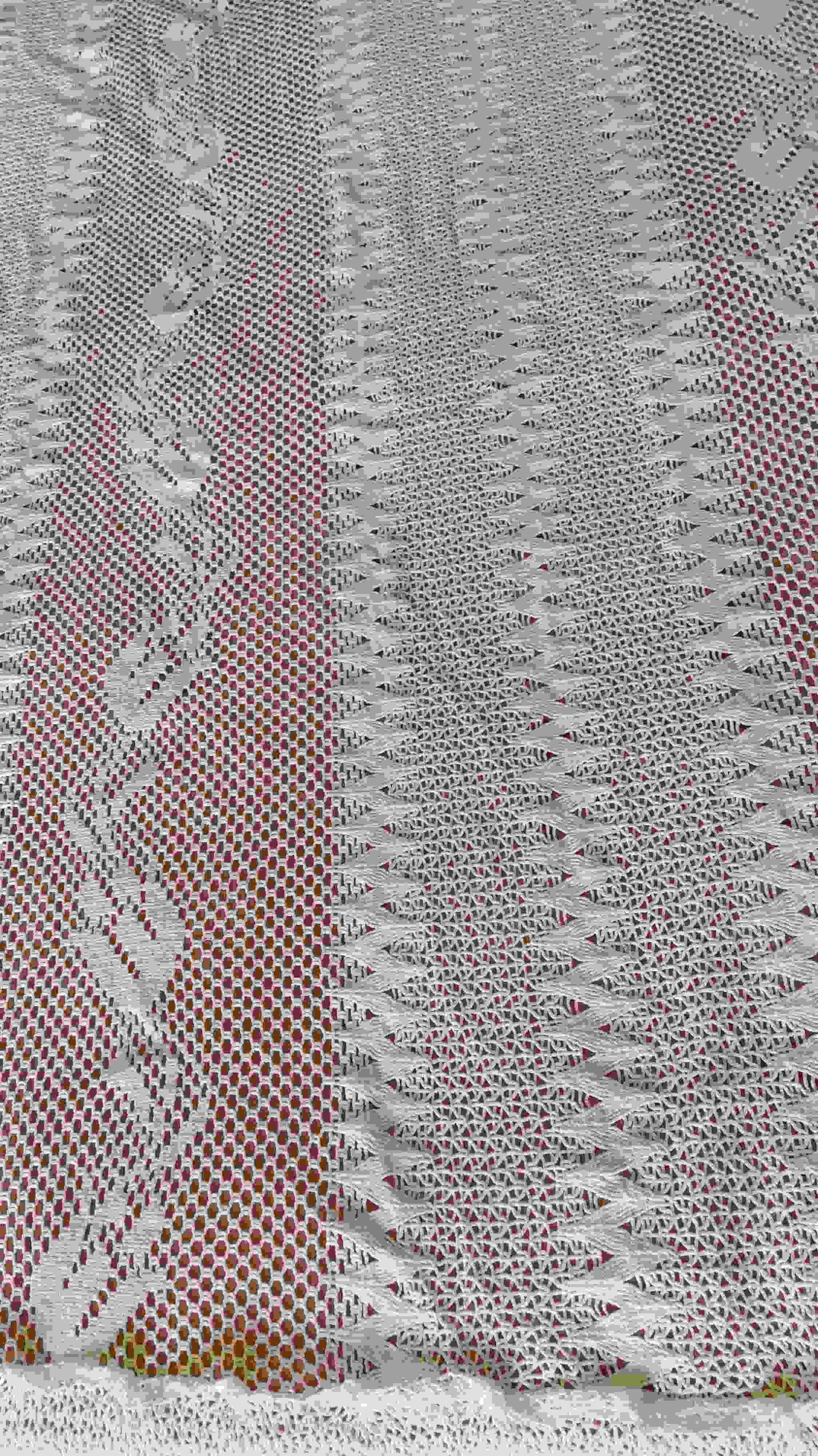 Vintage crochet bedspread double (Colcha crochê/renda, cama casal) €25