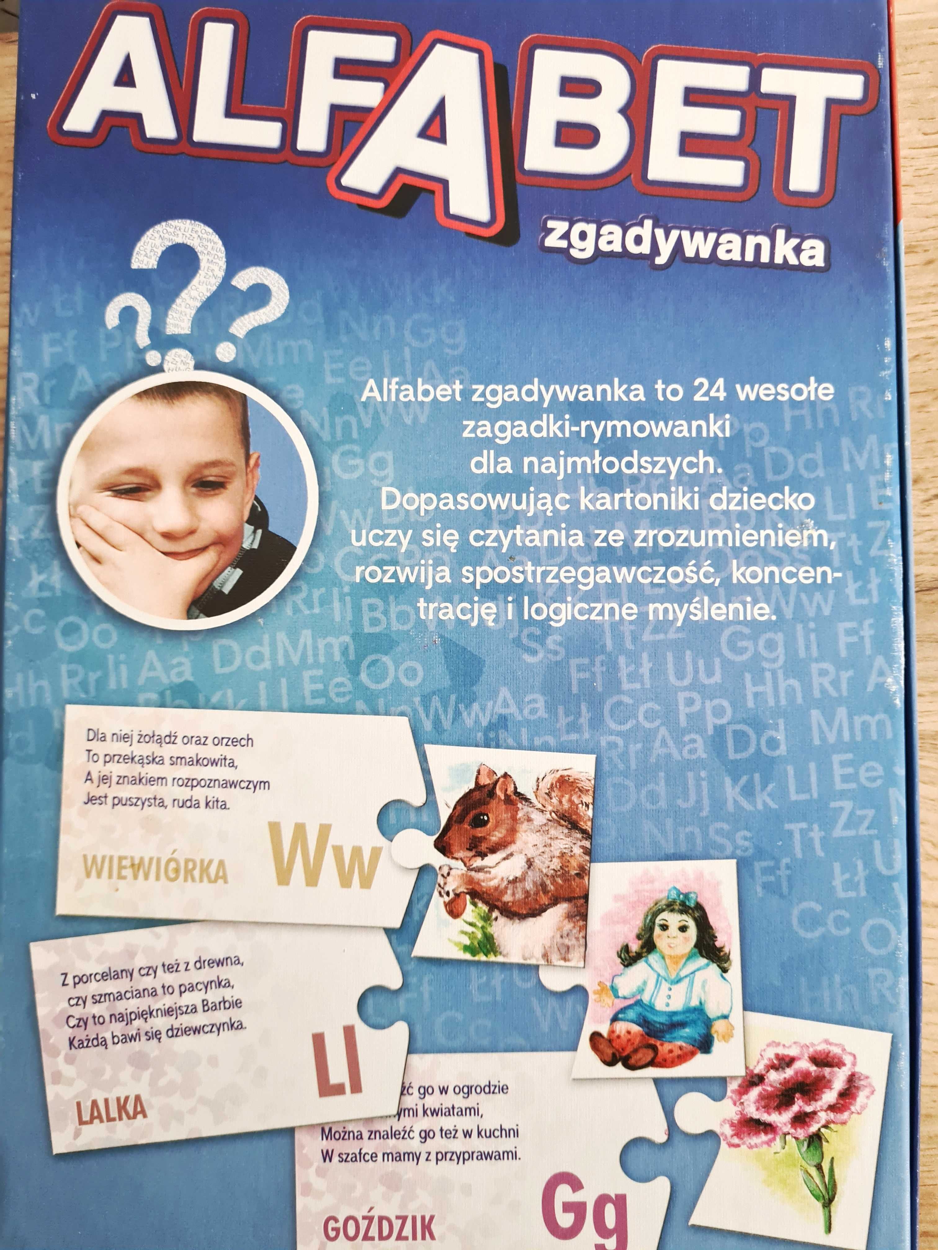 Trefl Zgadywanka wierszowanka. Alfabet. Super Gra edukacyjna od 4 rż