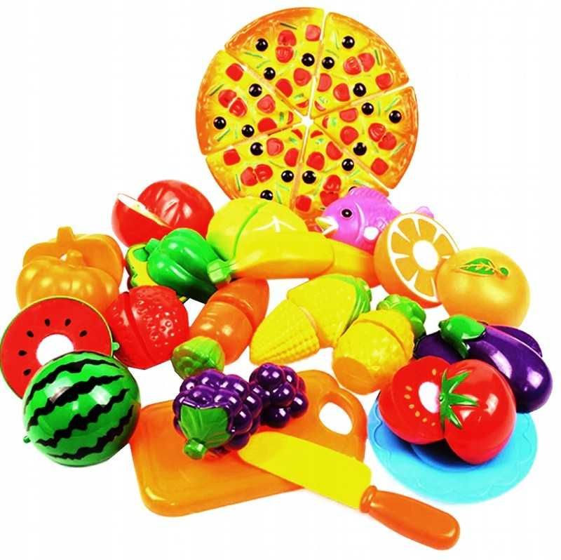 Koszyk z warzywami owocami i pizzą na rzepy model 8684