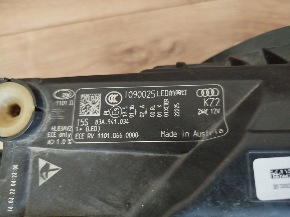 Audi Q3 83A full led фари audi q3 ОРИГІНАЛ Ауди ку3 кю3 Q 3