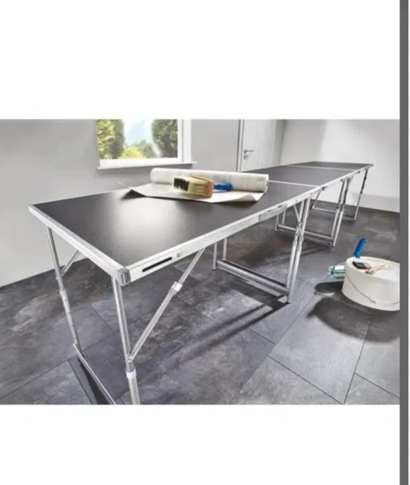 Mesa dobrável para trabalhos refeições etc nova 100x60cm