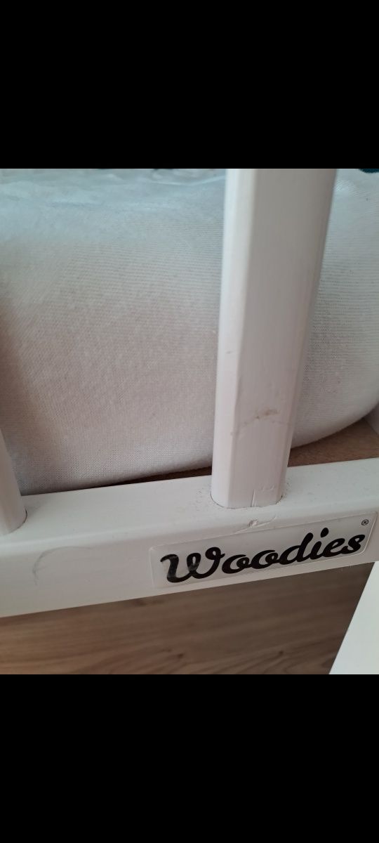 Mini łóżeczko białe Woodies