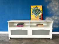 Szafka pod TV IKEA BRIMNES/biały/bdb