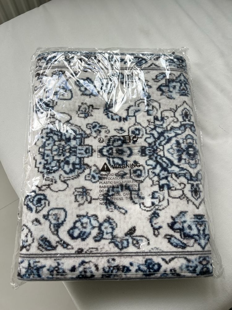 Dywanik kuchenny 120x40 niebieski
