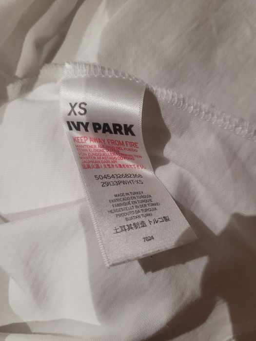Biały t-shirt oversize crop top Ivy Park