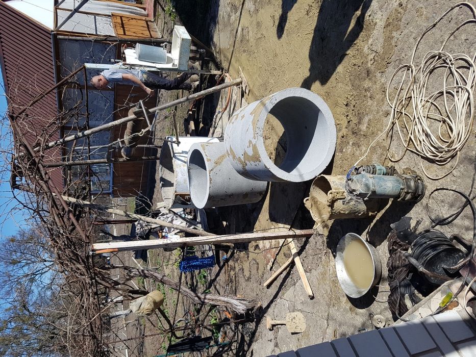 Углубить,почистить колодец.Углубление,чистка колодца.Вычистить колодец