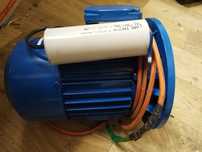 Silnik besel 1.1 kW 1400 obr, nowy kołnierzowy jednofazowy 230V