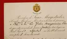 Mordomia Mor jantar Real Paço da Ajuda 1899 esquadra alemã (Reservado)
