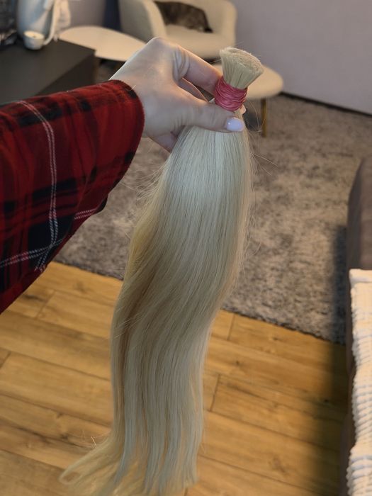 Волосся натуральне 55 см 120 грам - нове