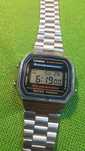 Мужские часы Casio A168WA-1YES Серо-черные