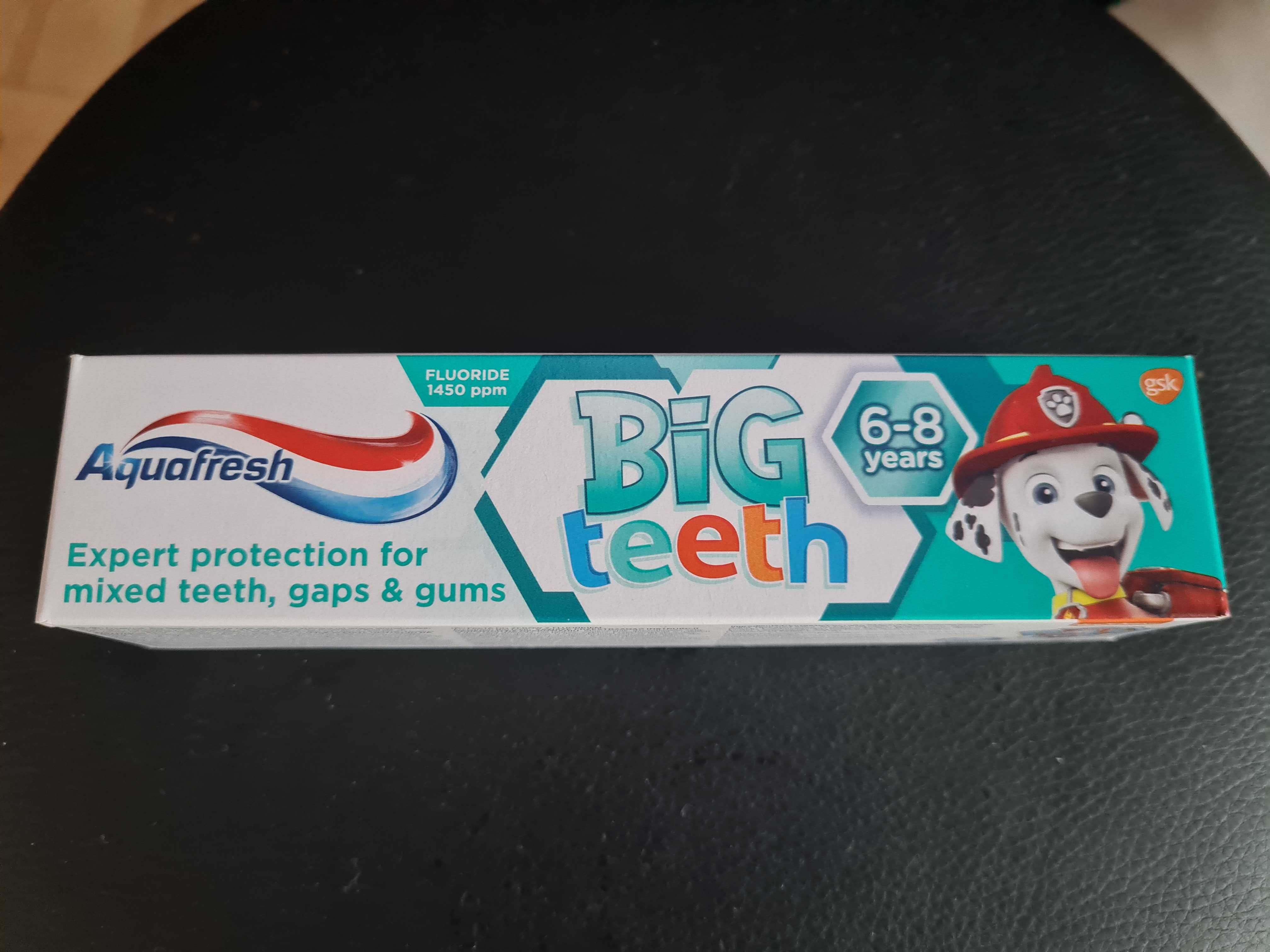 Pasta do zębów Aquafresh BIG TEETH dla dzieci 6-8 lat