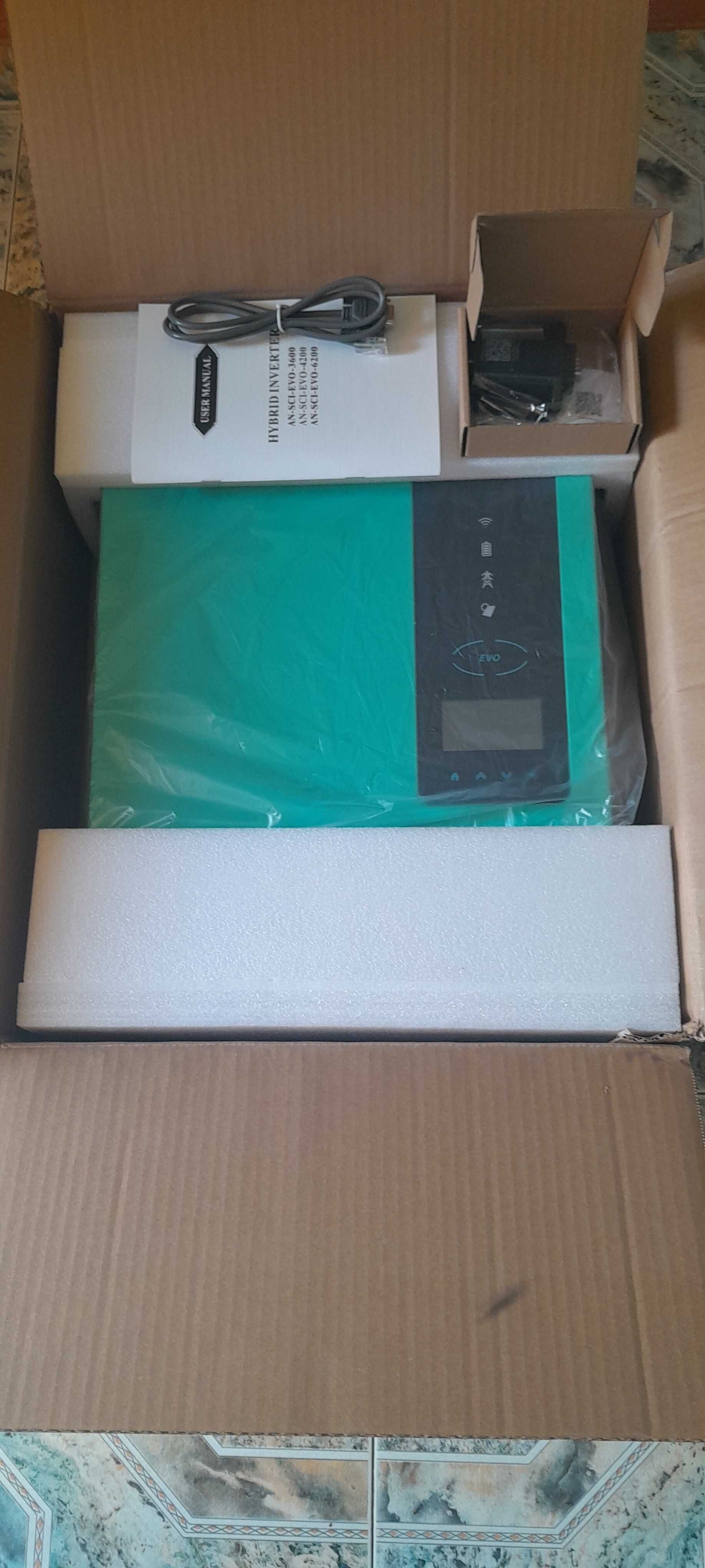 Інвертор Anern-6200 (WI-FI) та АКБ LiFePO4 (4 шт.)