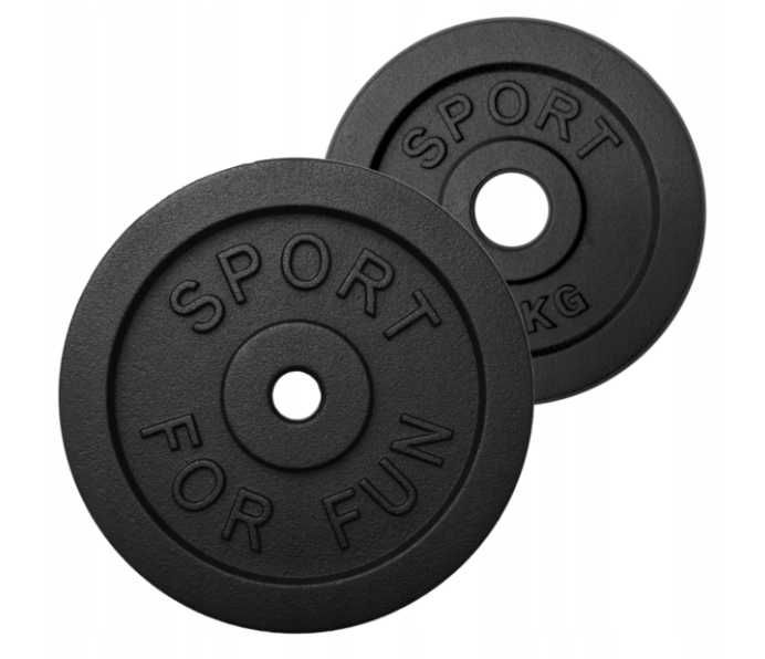 Hantle żeliwne 2x10kg walizka zestaw 20 kg regulowany żeliwny gryf