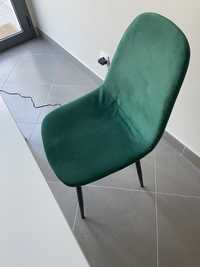 Cadeira verde veludo