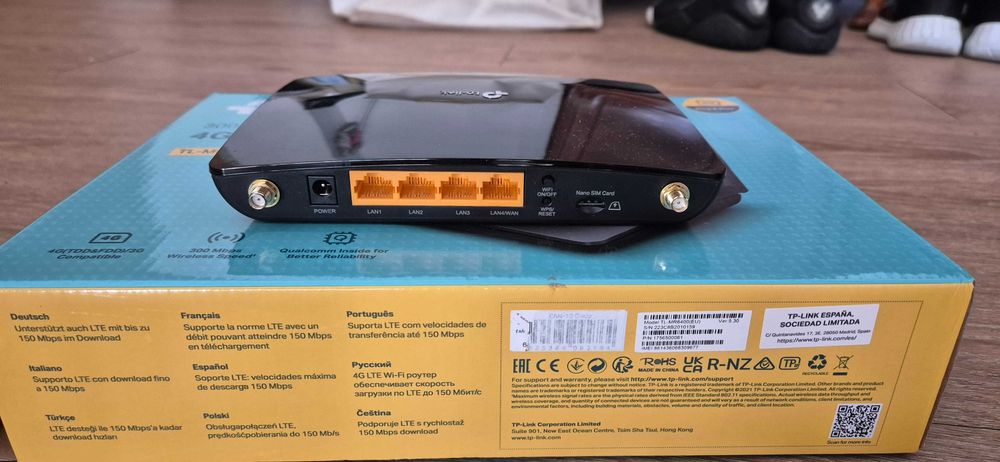 Router 4G TP-LINK TL-MR6400 (N300 - 300 Mbps)