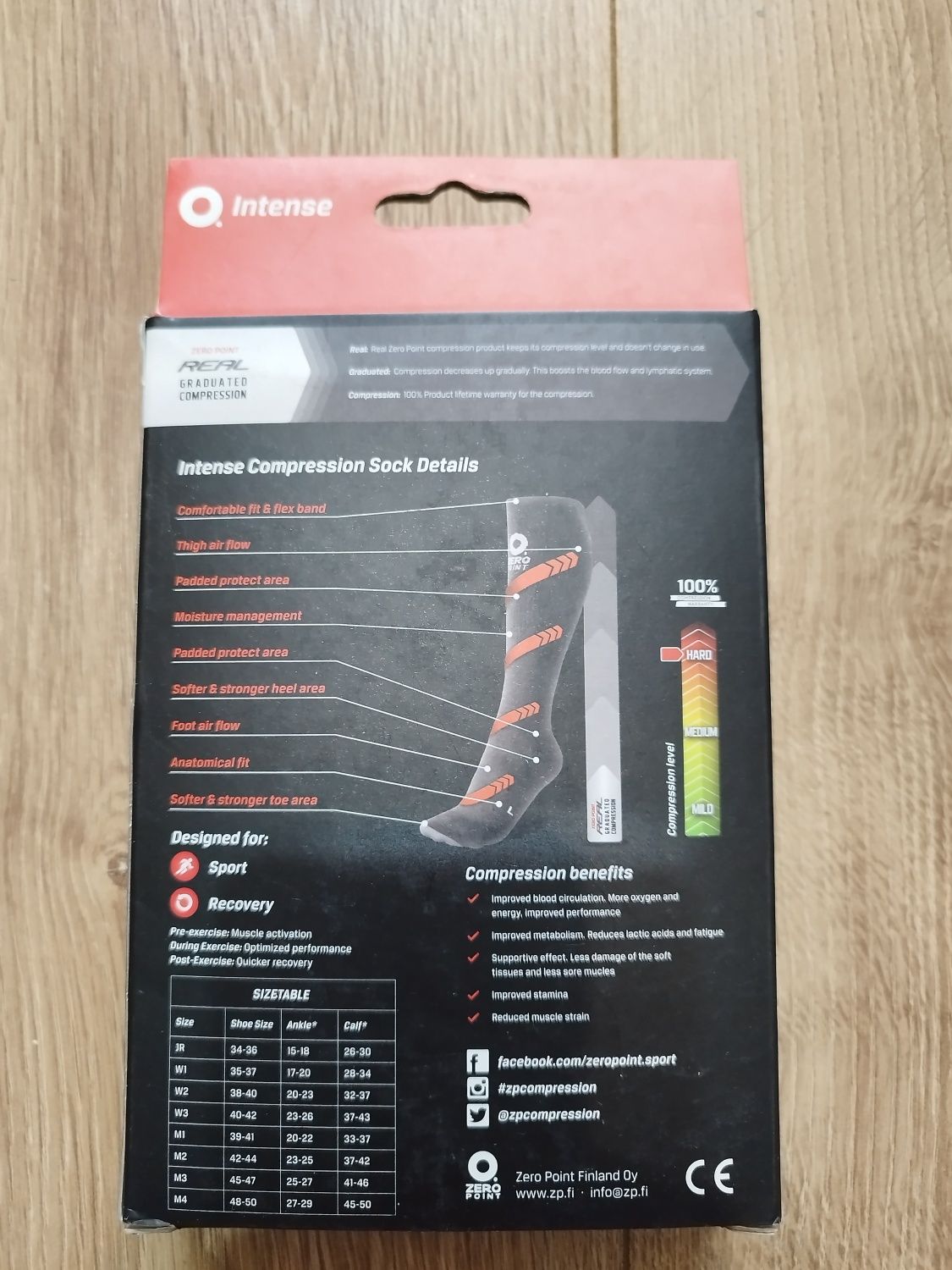 Nowe damskie skarpety sportowe Zero Point rozmiar 38-40