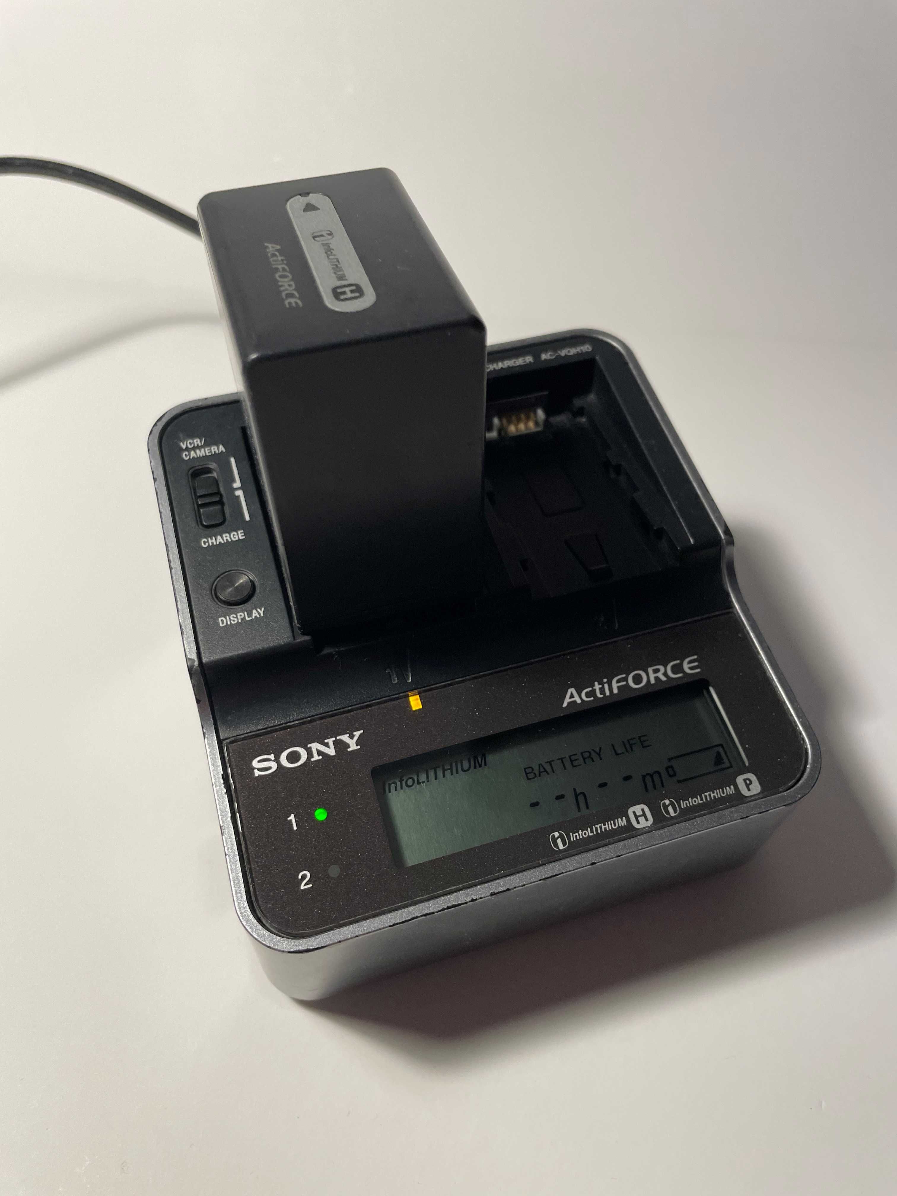 Carregador rápido para baterias Sony Handycam AV-VQH10