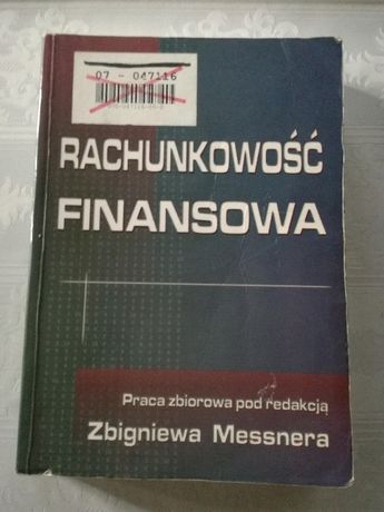 rachunkowość finansowa Red. Zbigniew Messner