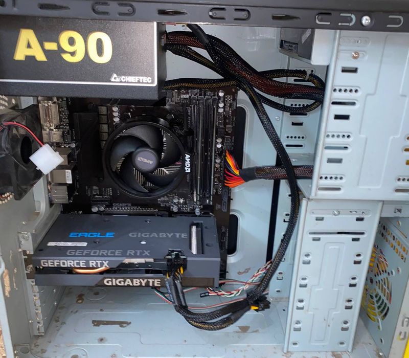 Игровой ПК Ryzen 5 5500 / RTX 3050 8GB / 32GB RAM / SSD 500GB