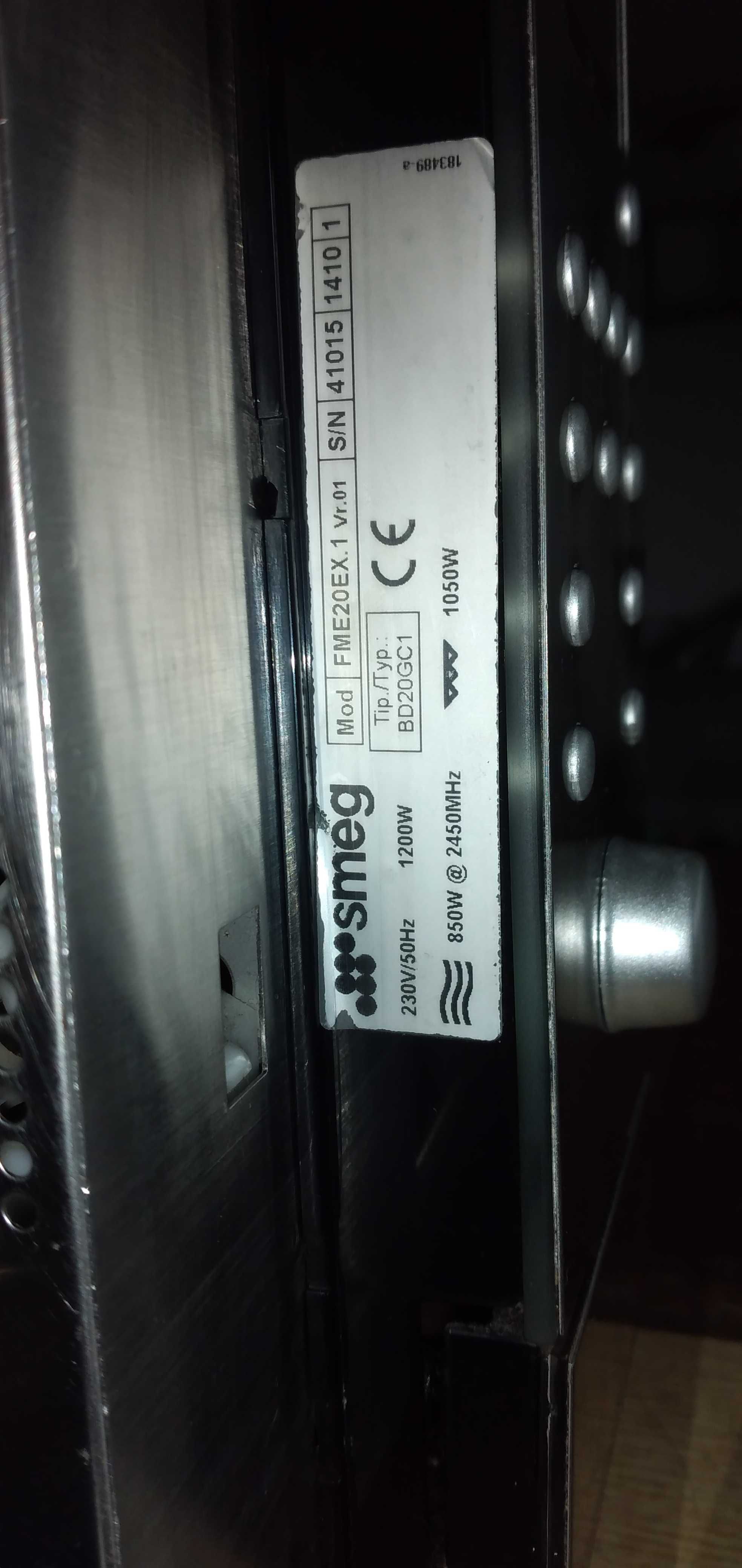 Microondas encastre Inox C/Gril SMEG