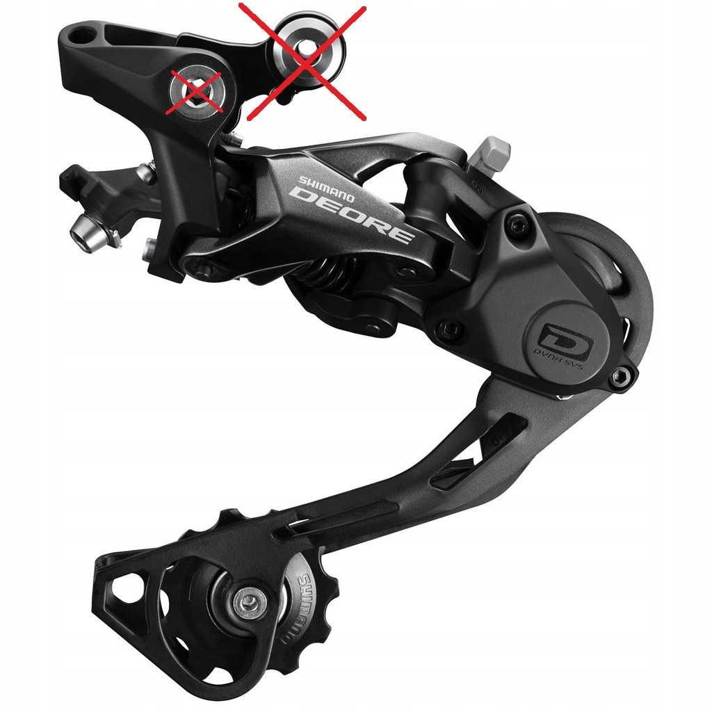 NOWA Przerzutka tylna Shimano RD-M6000 Deore GS 10s 10rz rzędów Shadow