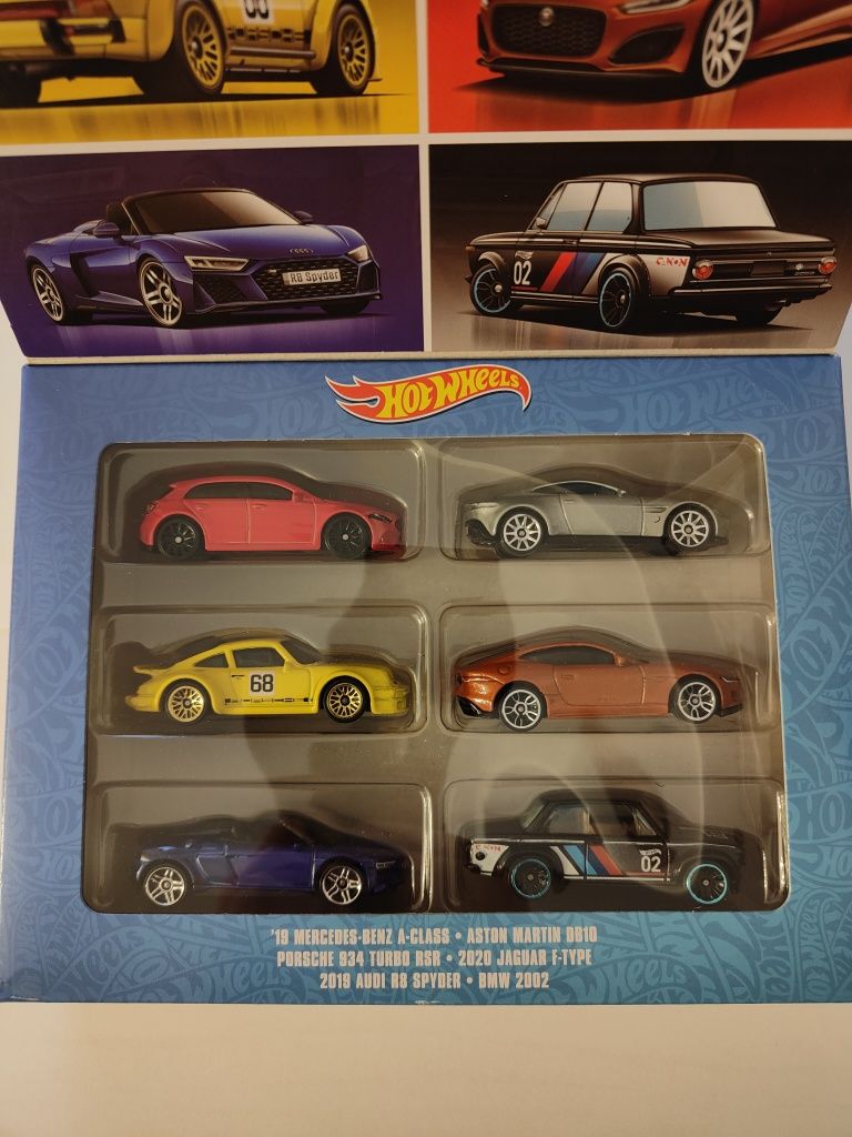 Zestaw modeli hot wheels 6-pack Europen Theme