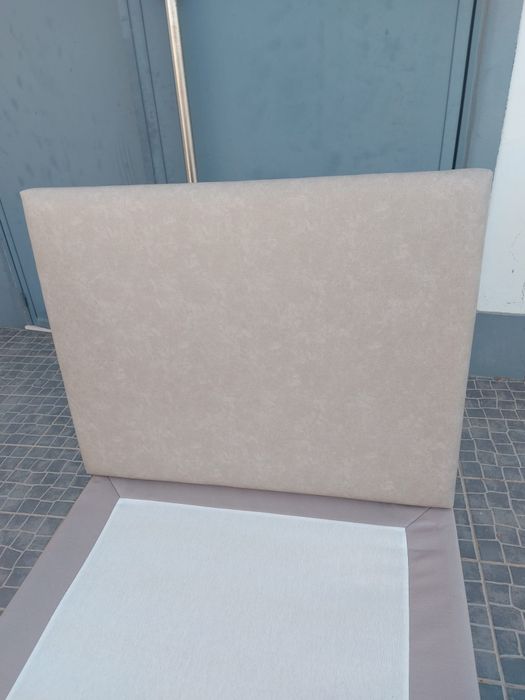 2 Summiers solteiro com cabeceira beje/castanha clara