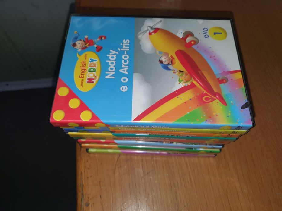 Vendo colecção de DVD's do Noddy de iniciação ao INGLÊS