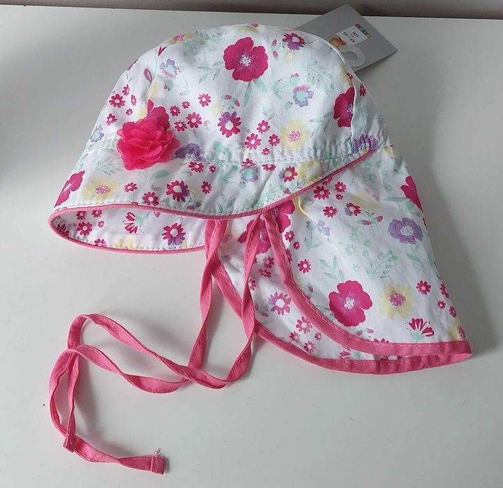 Nowa czapka z daszkiem osłona na kark lato


43-45cm