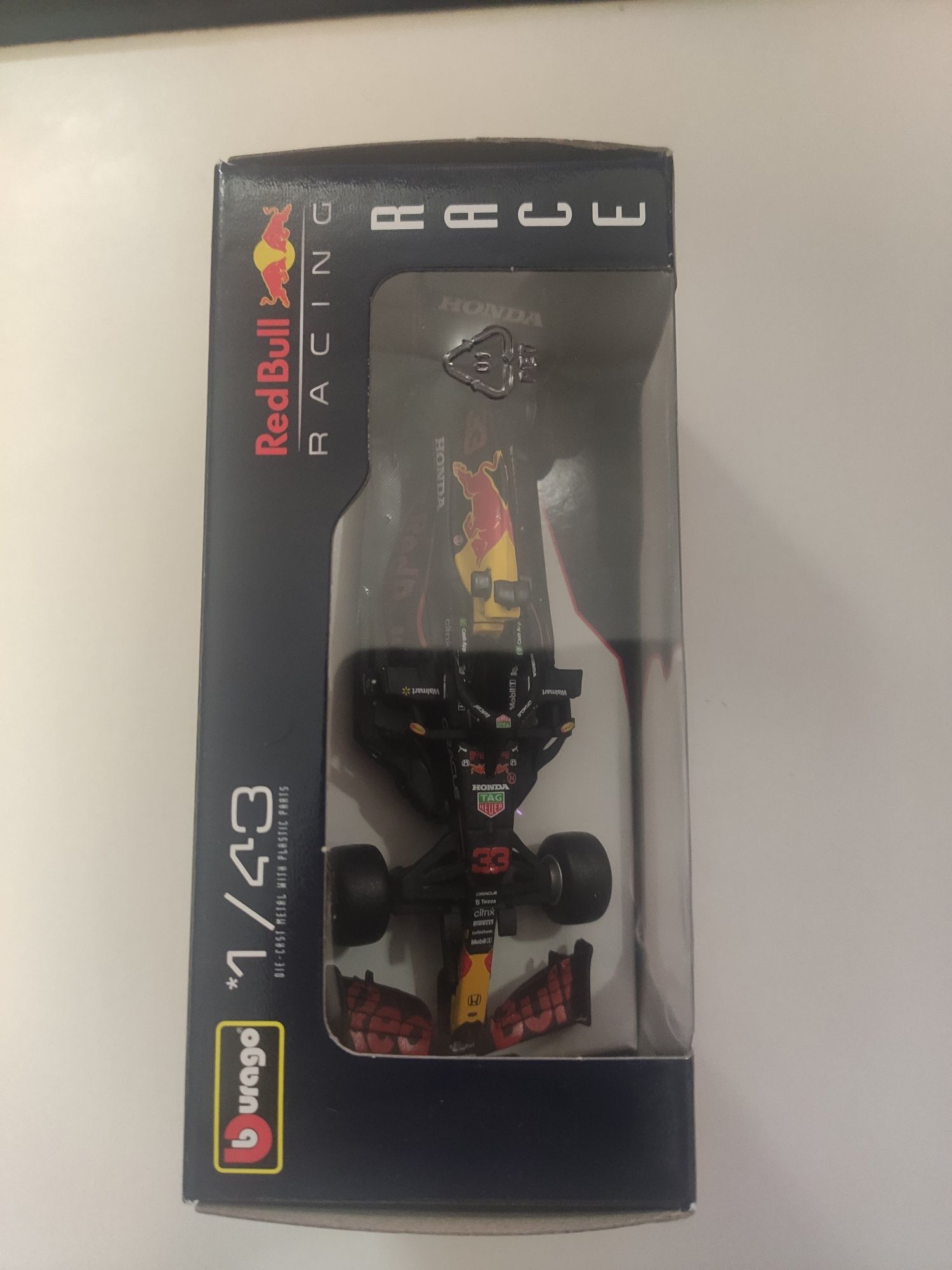 Redbull rb16b Burago 1:43 33 Verstappen